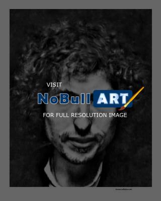 Digital Painting - Bob Dylan - Digital Painting